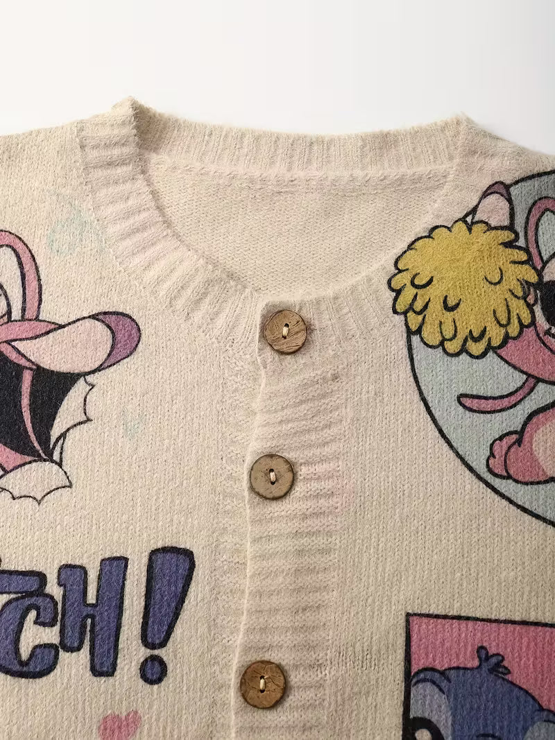 Cardigan Stich™ – Suavidad, Estilo y Magia Disney