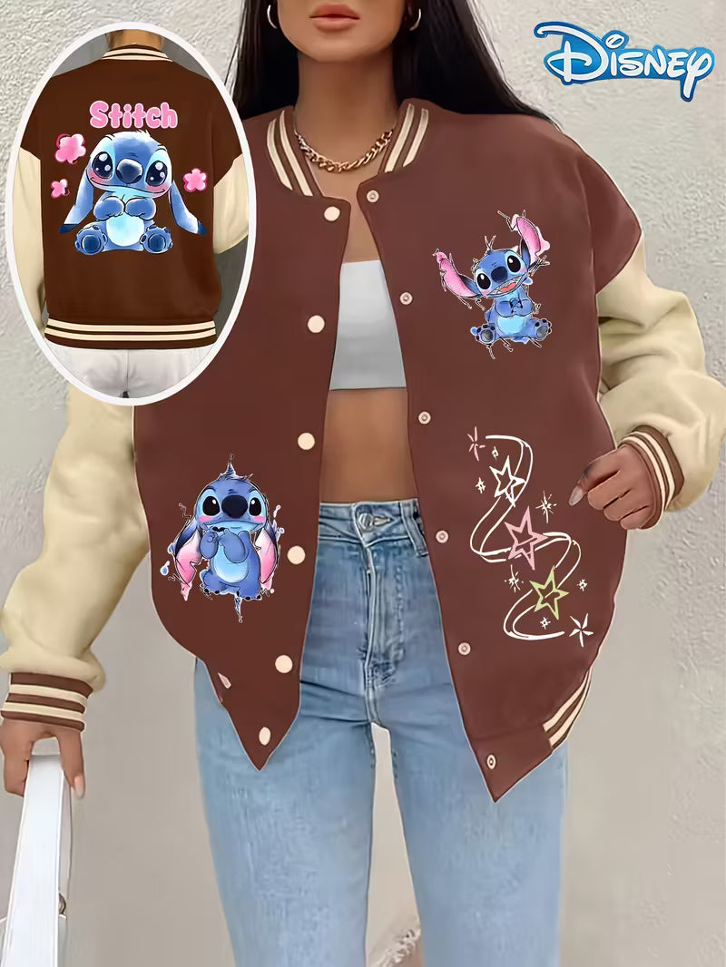 Chaqueta Beisbolera “Stich” – Estilo, Comodidad y Versatilidad en una sola prenda