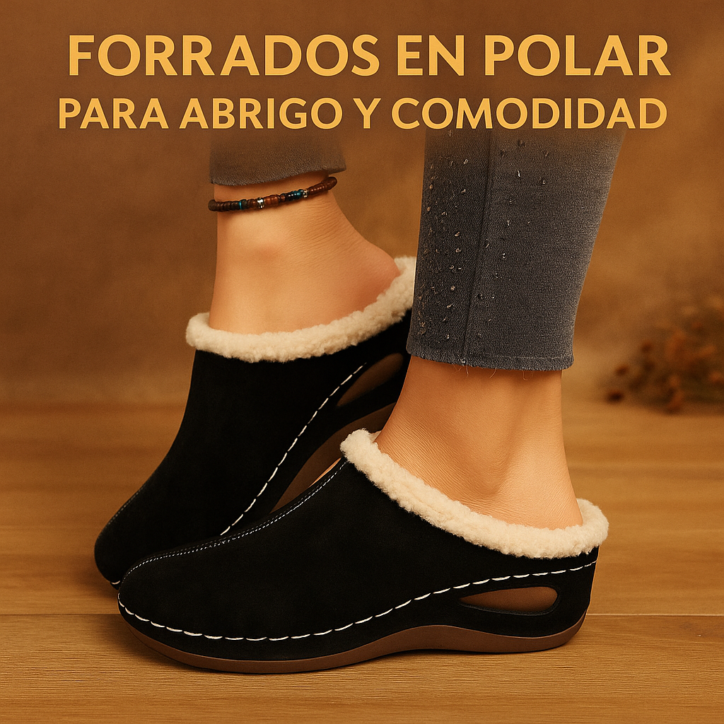 Mules Ortopédicos de Invierno – Confort Total y Estilo Premium