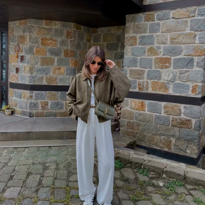 Chaqueta Oversize “Urban Luxe” – Estilo, Comodidad y Versatilidad en una sola prenda