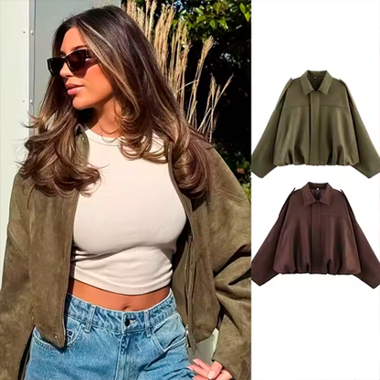 Chaqueta Oversize “Urban Luxe” – Estilo, Comodidad y Versatilidad en una sola prenda