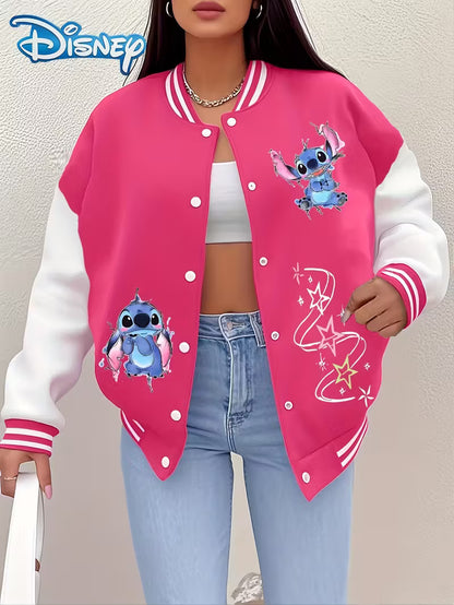 Chaqueta Beisbolera “Stich” – Estilo, Comodidad y Versatilidad en una sola prenda