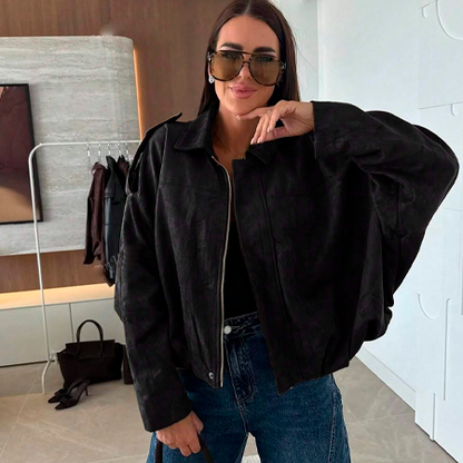Chaqueta Oversize “Urban Luxe” – Estilo, Comodidad y Versatilidad en una sola prenda