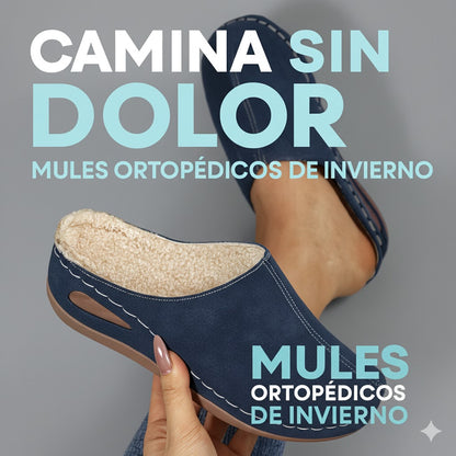 Mules Ortopédicos de Invierno – Confort Total y Estilo Premium